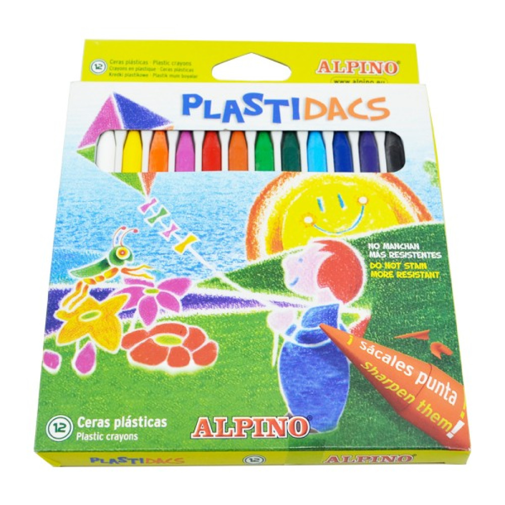 Alpino Plastidacs Mum Boya Kalemi 12 Renk Mum Boya Fiyatı
