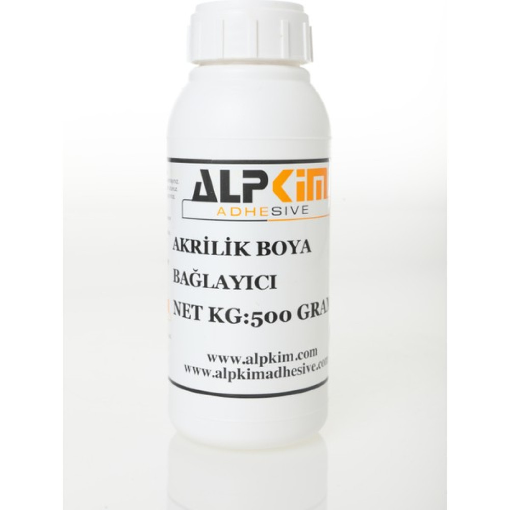 Alpkim Akrilik Boya Bağlayıcı Binder 500 gr Nalburiye & Hırdavat Fiyatı