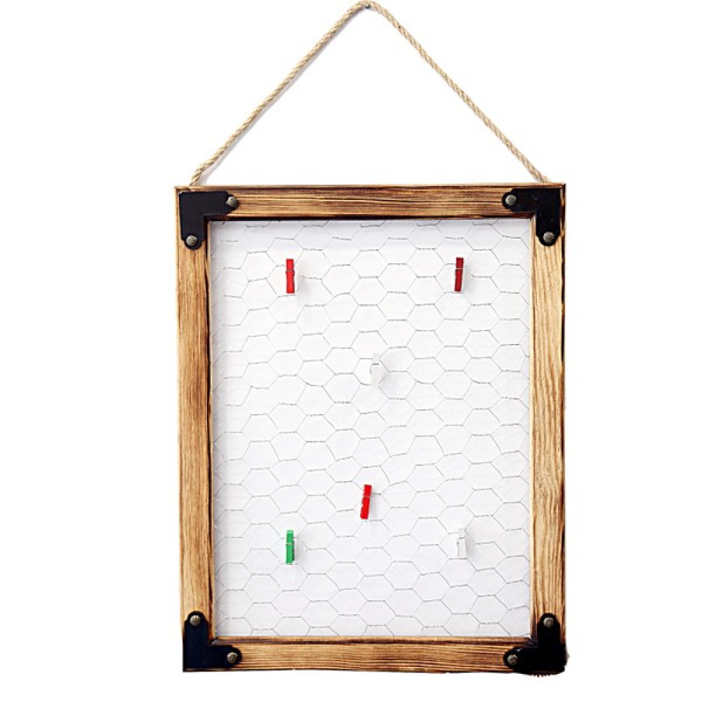 Alpler Ahşap Telli Mandallı Ahşap Fotoğraf Çerçevesi 39 x 50 cm Resim & Fotoğraf Çerçevesi Fiyatı