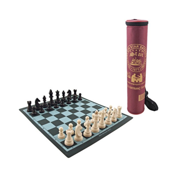 Alpsan Lotus Satranç Dünyası Okul Satranç Takımı 41 x 46 cm Dayanıklı Malzeme ile 32 Parça Oyun Seti - Orjinal Satranç Fiyatı