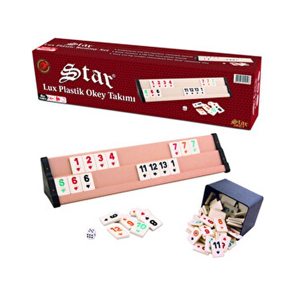 Alpsan Lotus Star Lüks Plastik Okey Takımı Ru mmy Set Diğer Fiyatı