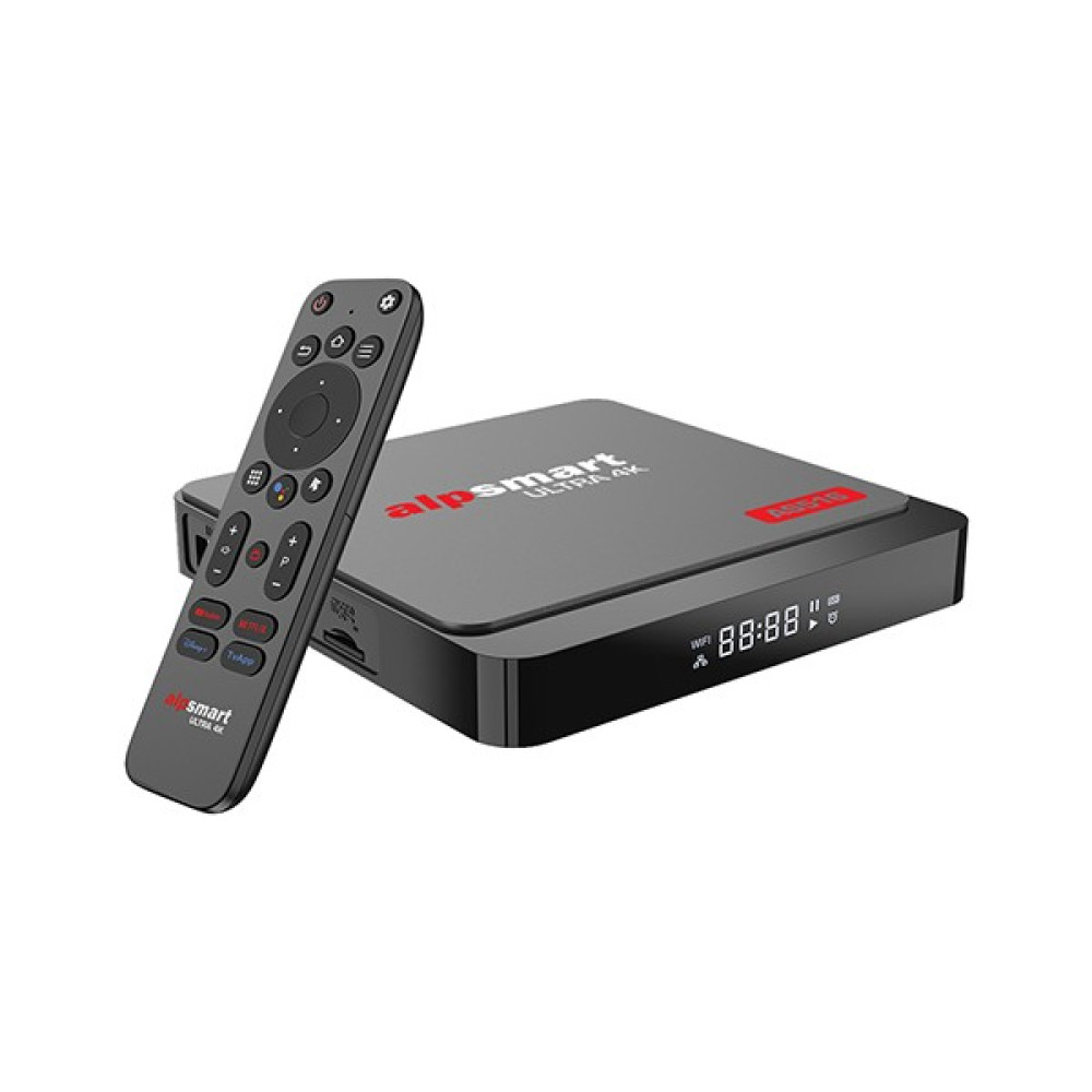 Alpsmart AS516 Android Tv Box Ses Komutlu Kumanda 4 GB Ram 64 GB Hafıza Android 12 Ev Sinema Receiverları Fiyatı