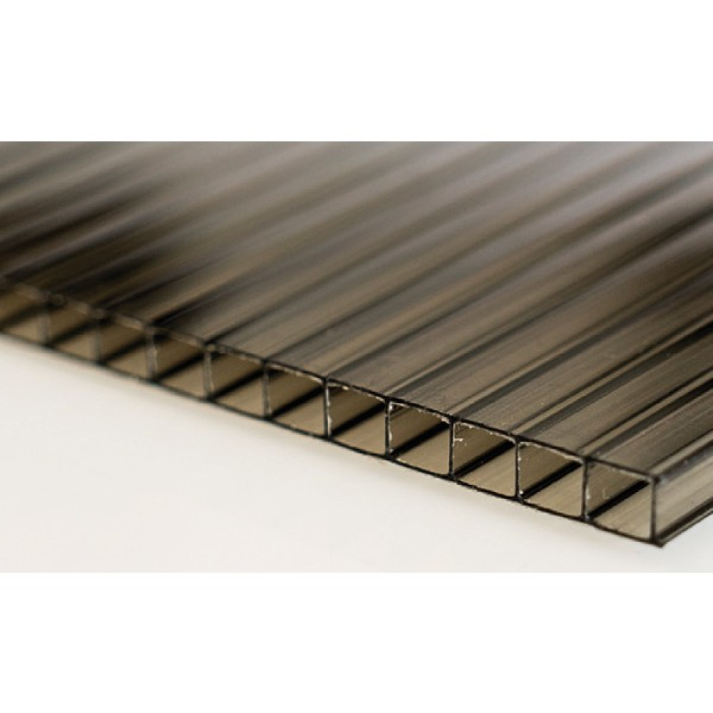 Alrita 150X210X6MM Bronz Oluklu Polikarbon Levha Dış Cephe Yalıtım Malzemeleri Fiyatı