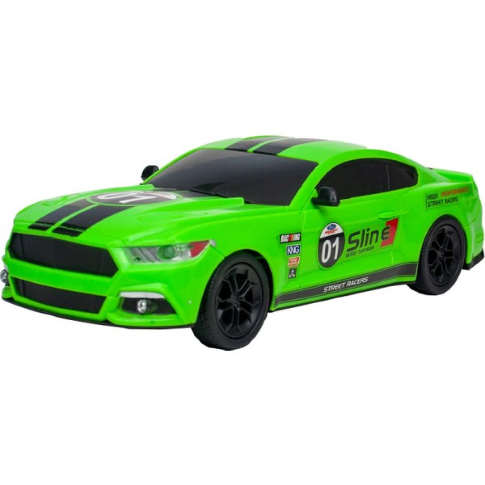 Als Uzaktan Kumandalı Araba – Şarjlı Ford Mustang Yarış Arabası –(Mega Boy) - Yeşil Oyuncak Araç Fiyatı