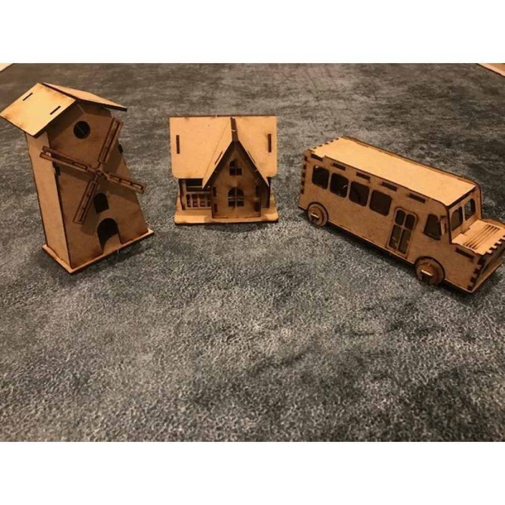 Alsa 3D Eğitici ve Eğlenceli Ahşap Maket Oto Boyaları Fiyatı