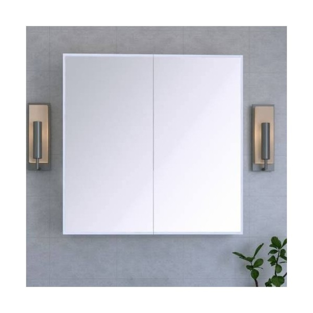 Alsan Dekor 2 Kapaklı Aynalı Lavabo Dolabı - Beyaz Banyo Dolabı / Mobilyası Fiyatı