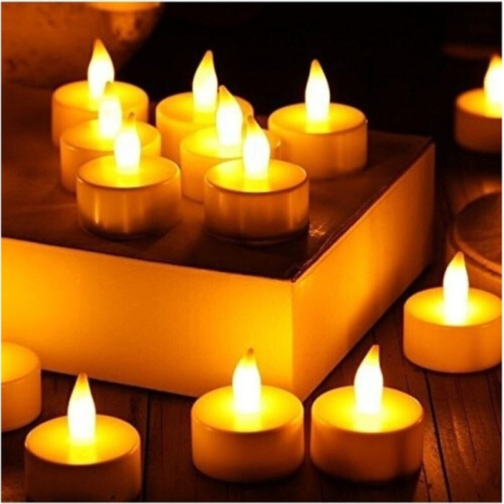 Alshop LED Mum Ledli Mum Model Işıklı Tealight Mum Pilli - 4 Adet Dekoratif Mum Fiyatı