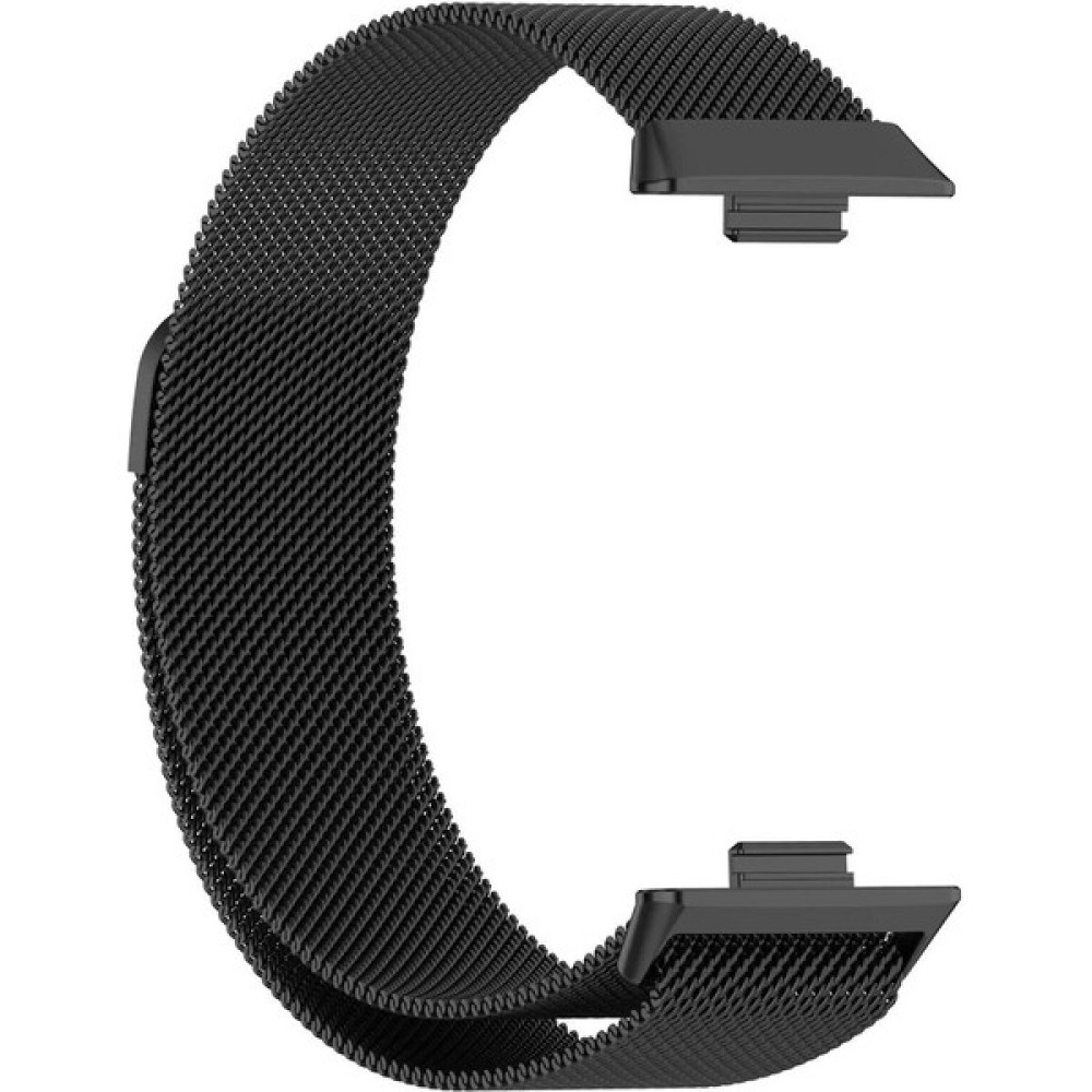 Alstrap Huawei Watch Fit 3 Uyumlu Metal Hasır Kordon - Siyah Giyilebilir Teknoloji Aksesuarları Fiyatı