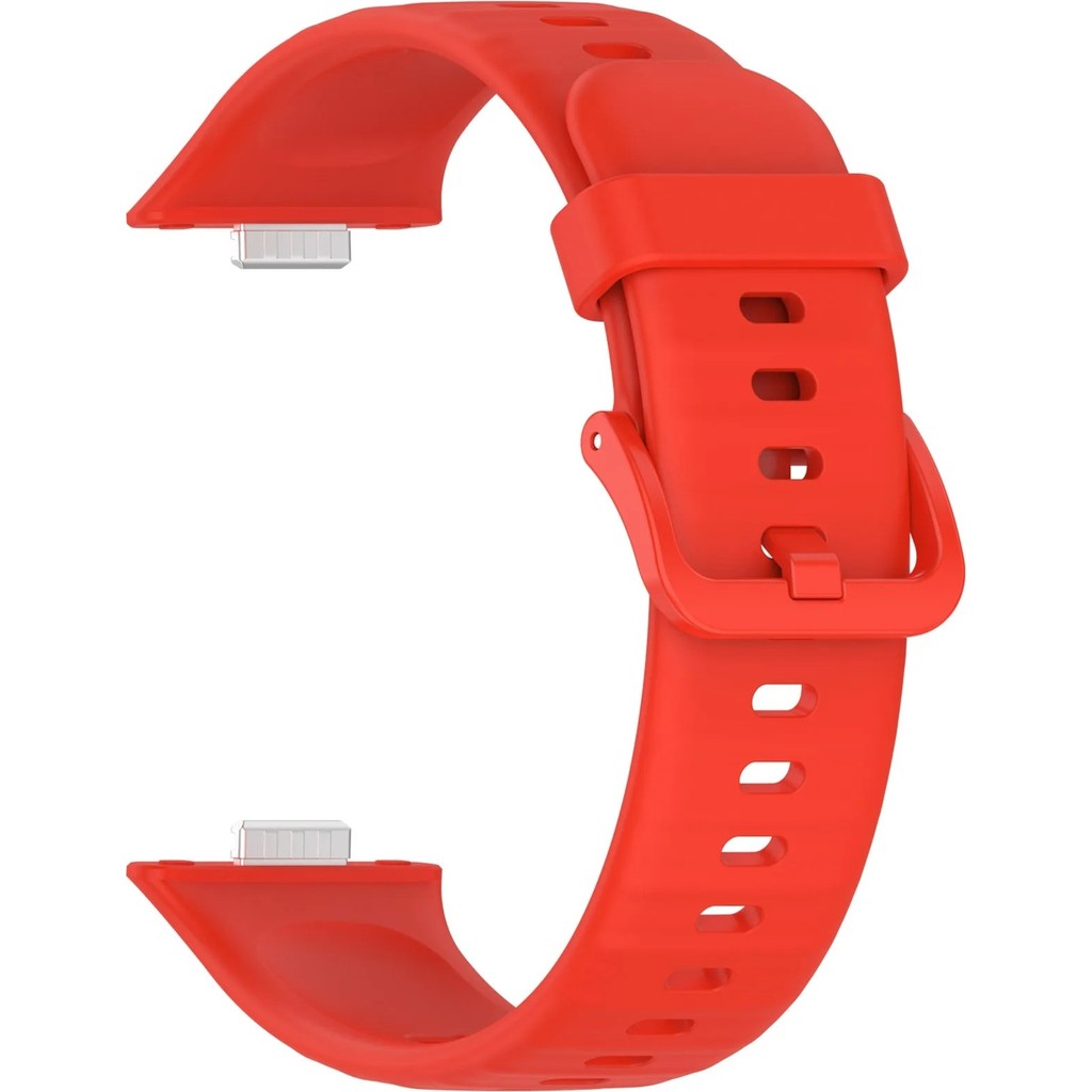 Alstrap Huawei Watch Fit 5 Pro/fit 5/fit 4 Pro/fit 4/fit 3 Tokalı Silikon Kordon - Huawei Fit 3 - Kırmızı Akıllı Saat Aksesuarı Fiyatı