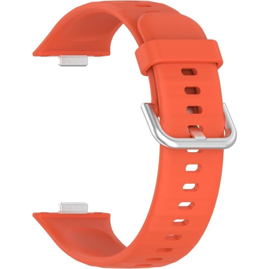 Alstrap Huawei Watch Fit 5 Pro/fit 5/fit 4 Pro/fit 4/fit 3 Tokalı Silikon Kordon - Huawei Fit 3 - Turuncu Akıllı Saat Aksesuarı Fiyatı
