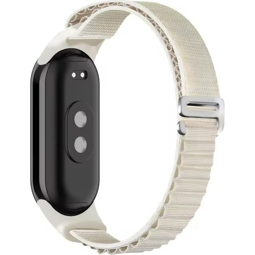 Alstrap Xiaomi Mi Band 8/ Mi Band 9 Uyumlu Alpine Loop Kumaş Hasır Kordon - Bej Giyilebilir Teknoloji Aksesuarları Fiyatı