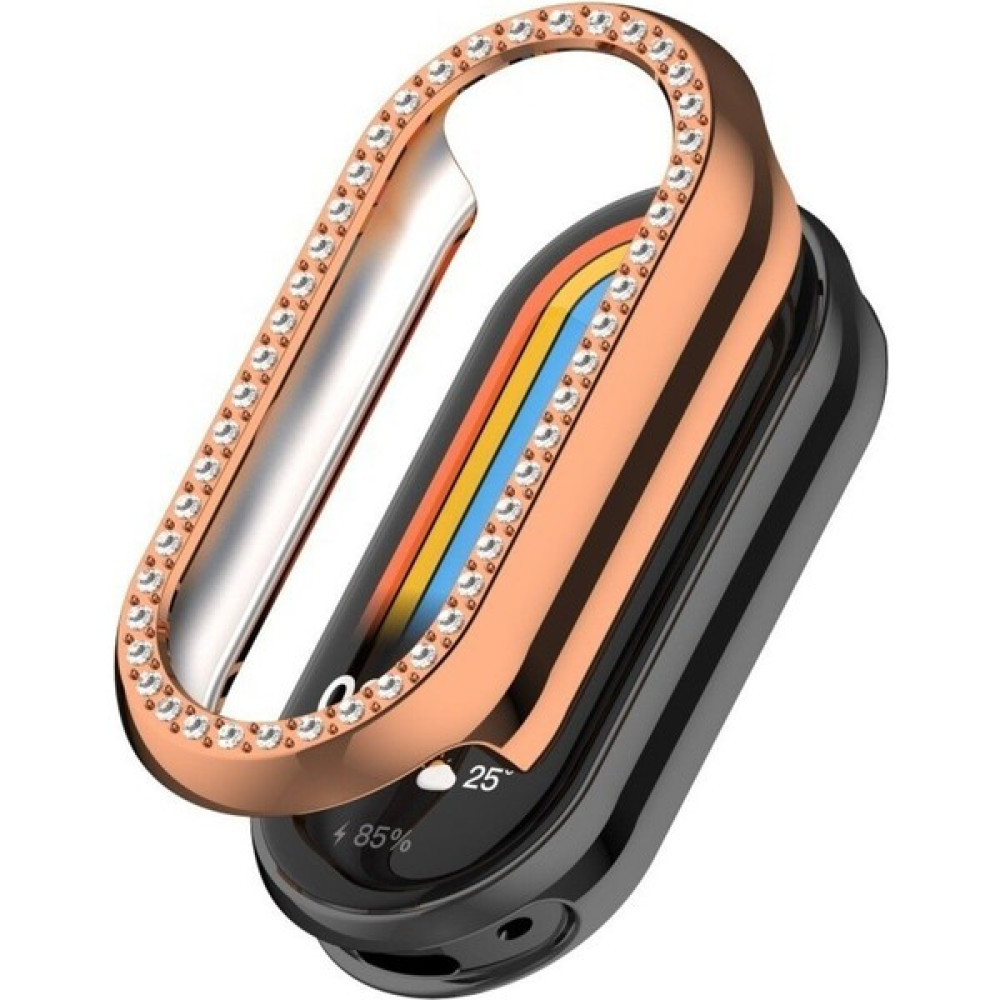 Alstrap Xiaomi Mi Band 8/mi Band 9 Uyumlu Zarif Taşlı Kasa Koruyucu - Mi Band8/Mi Band 9 - Rose Giyilebilir Teknoloji Aksesuarları Fiyatı