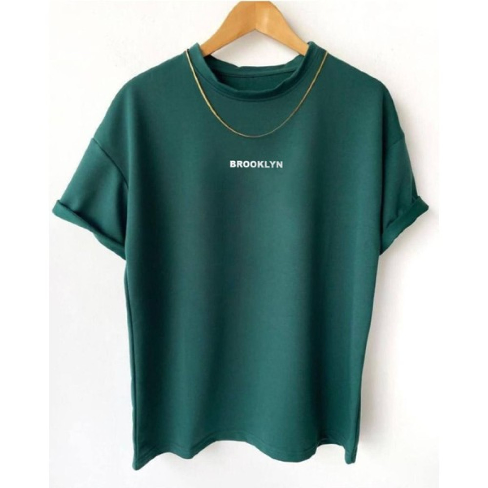 Altamira Erkek Yeşil Brooklyn Baskılı Tshirt Erkek T-shirt Fiyatı