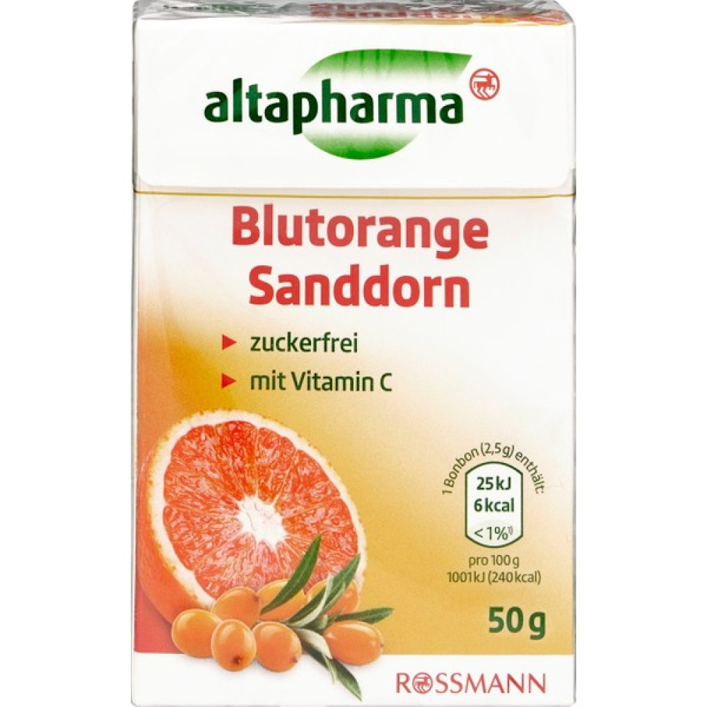Altapharma Kutu Şekerleme Bonbon Kan Portakalı 50 gr Diğer Fiyatı