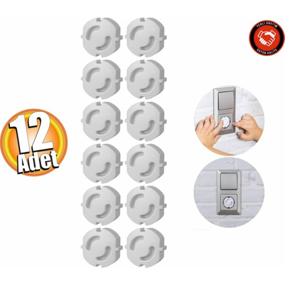 Altay Ticaret Alay Ticaret PRİZ KAPAĞI, Bebek ve Çocuk Güvenlik Koruma Piriz Kapatıcı, Priz Koruyucu - 12 Adet Bebek Güvenlik Fiyatı