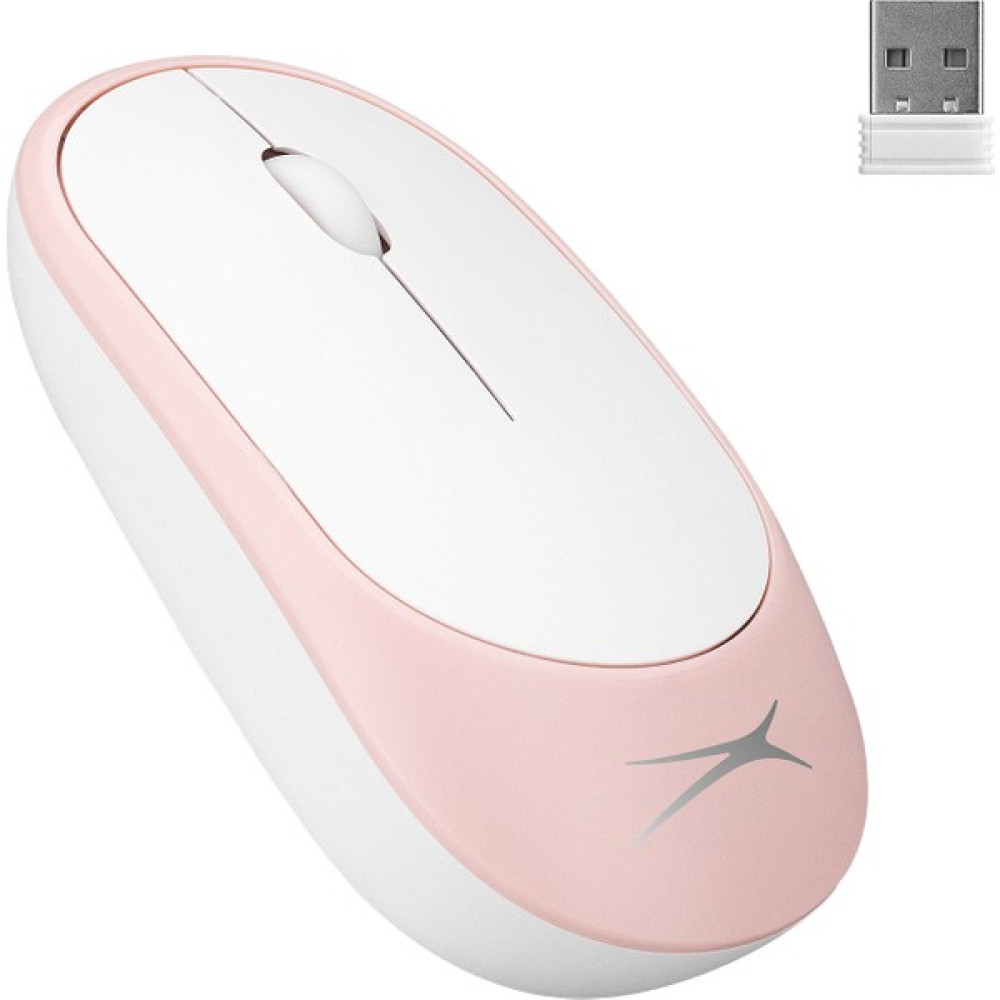 Altec Lansing ALBM7314 Pembe 2.4GHz USB 1200DPI Alkalin Pilli Kablosuz Mouse Klavye - Mouse Fiyatı
