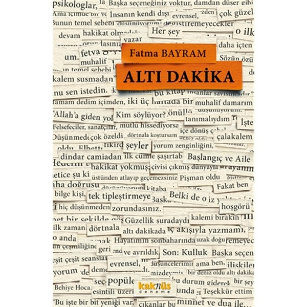 Altı Dakika - Fatma Bayram Deneme - İnceleme Fiyatı