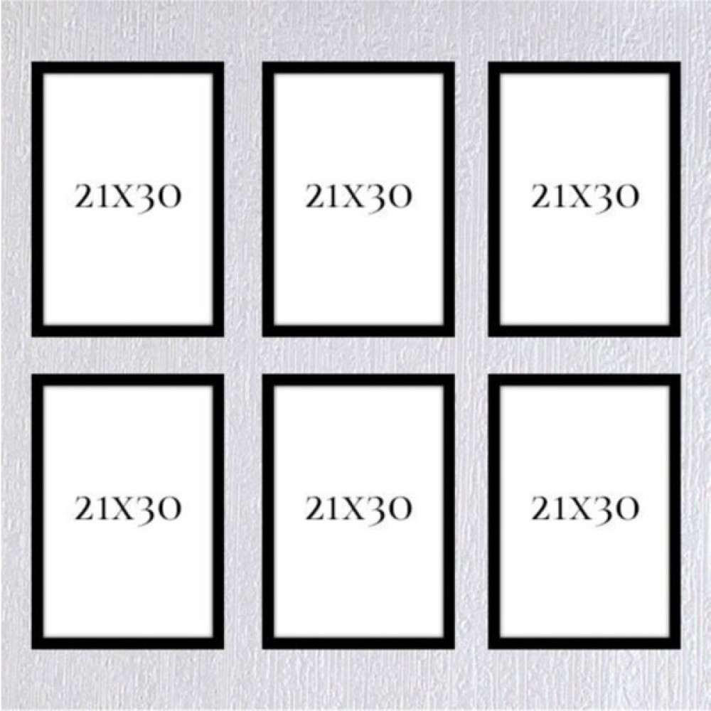 Altılı 21 x 30 Çerçeve ( Postersiz ) - Bos1012 Resim & Fotoğraf Çerçevesi Fiyatı