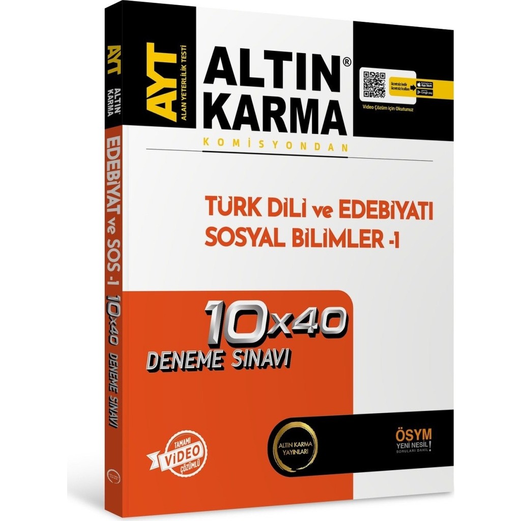 Altın Karma Yayınları 2020 AYT Türk Dili ve Edebiyatı - Sosyal Bilimler Deneme Diğer Fiyatı