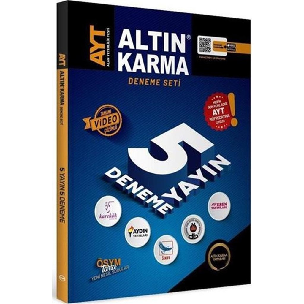Altın Karma Yayınları AYT 1. Dönem Deneme 2023 Matematik Fiyatı