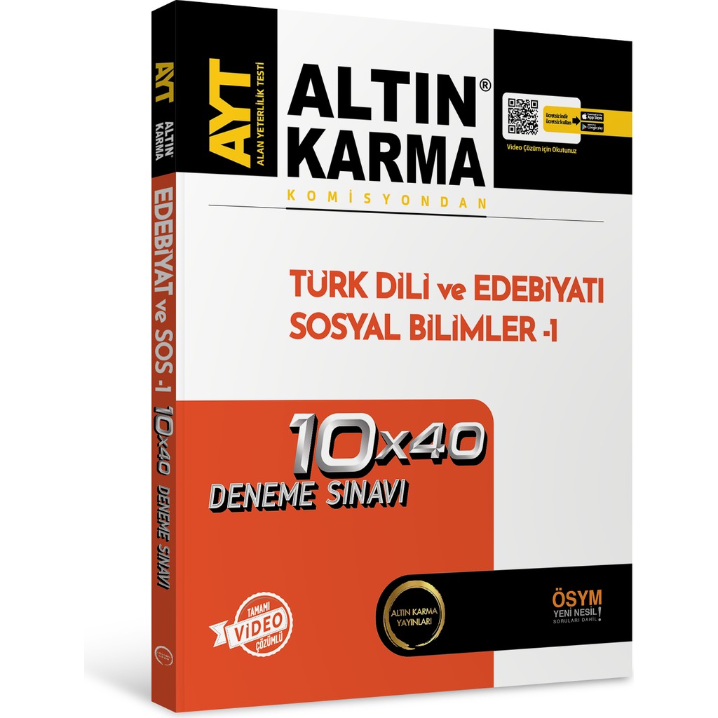Altın Karma Yayınları AYT Türk Dili ve Edebiyatı Sosyal Bilimler-1 Diğer Fiyatı
