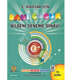 2. Sınıf Dahi Çocuk Bilsem Deneme Sınavı Ders Sınav Kitapları Fiyatı