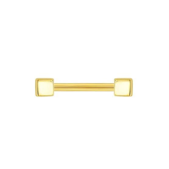Altın Sepeti AS16PC Altın Kare Kaş Piercing