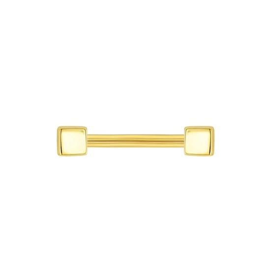 Altın Sepeti AS16PC Altın Kare Kaş Piercing Altın & Gümüş Piercing Fiyatı