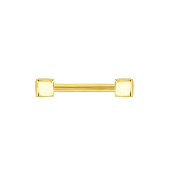 Altın Sepeti AS16PC Altın Kare Kaş Piercing