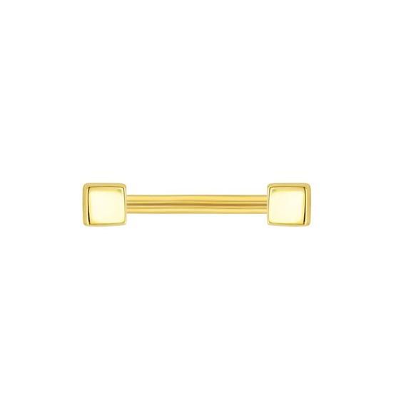 Altın Sepeti AS16PC Altın Kare Kaş Piercing