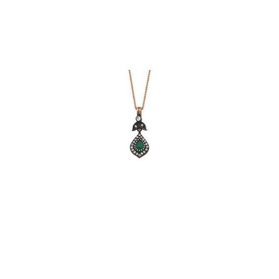 Altınbaş P376395 Elmas Zümrüt Kolye