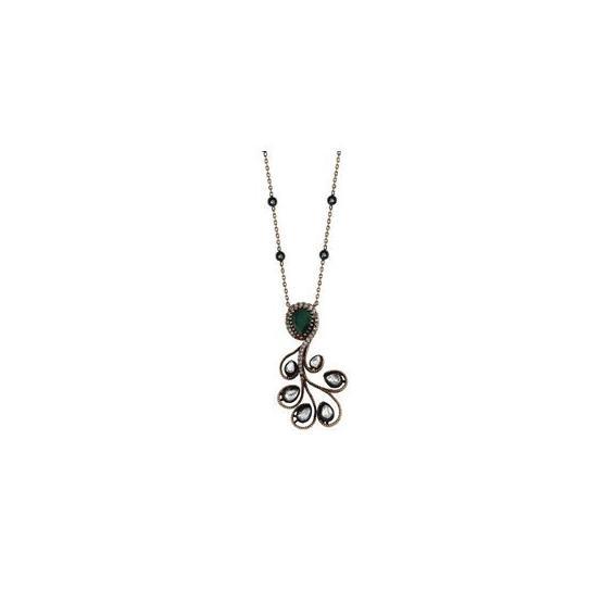 Altınbaş P376395 Elmas Zümrüt Kolye