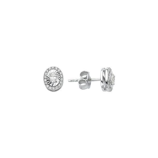 Altınbaş P407342 Pırlanta Tektaş Küpe Kadın Küpe