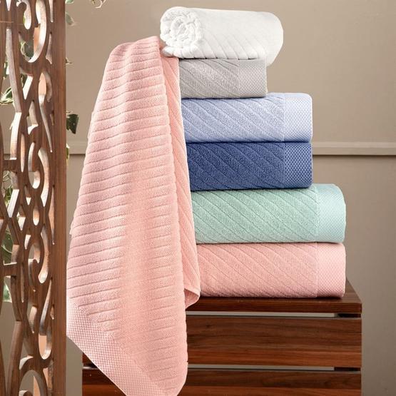 Altınbaşak 70x140cm Açık Mavi Rozza Jakarlı Havlu Banyo Havlusu Fiyatı