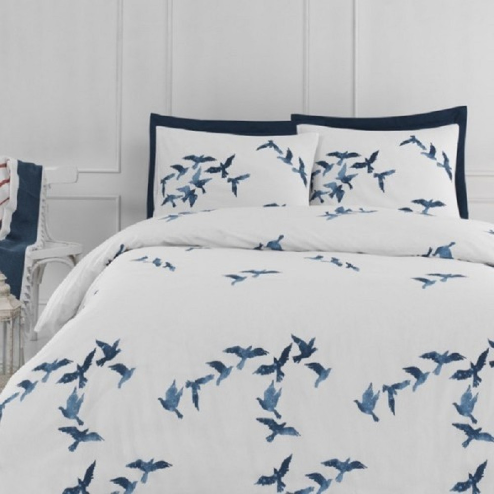 Altınbaşak Home Collection Seaward Deep Tek Kişilik Luxart Dört Mevsim Pike Takımı - Mavi - Beyaz Pike & Pike Takımı Fiyatı