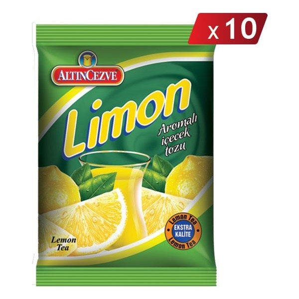 Altıncezve Limon Aromalı İçecek Tozu 250 Gr - 10'lu PAKET Cezve Takımları Fiyatı