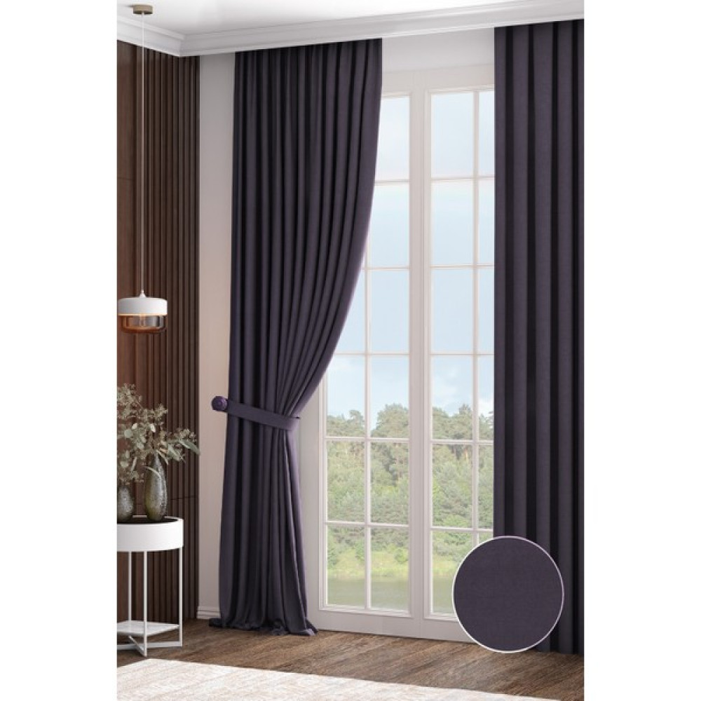 Altındaş Tekstil Petek Fon Perde Ekstrafor Büzgülü (Pilesiz) Tek Kanat Karabiber Pt-27 - 200 x 250 cm Fon Perde Fiyatı