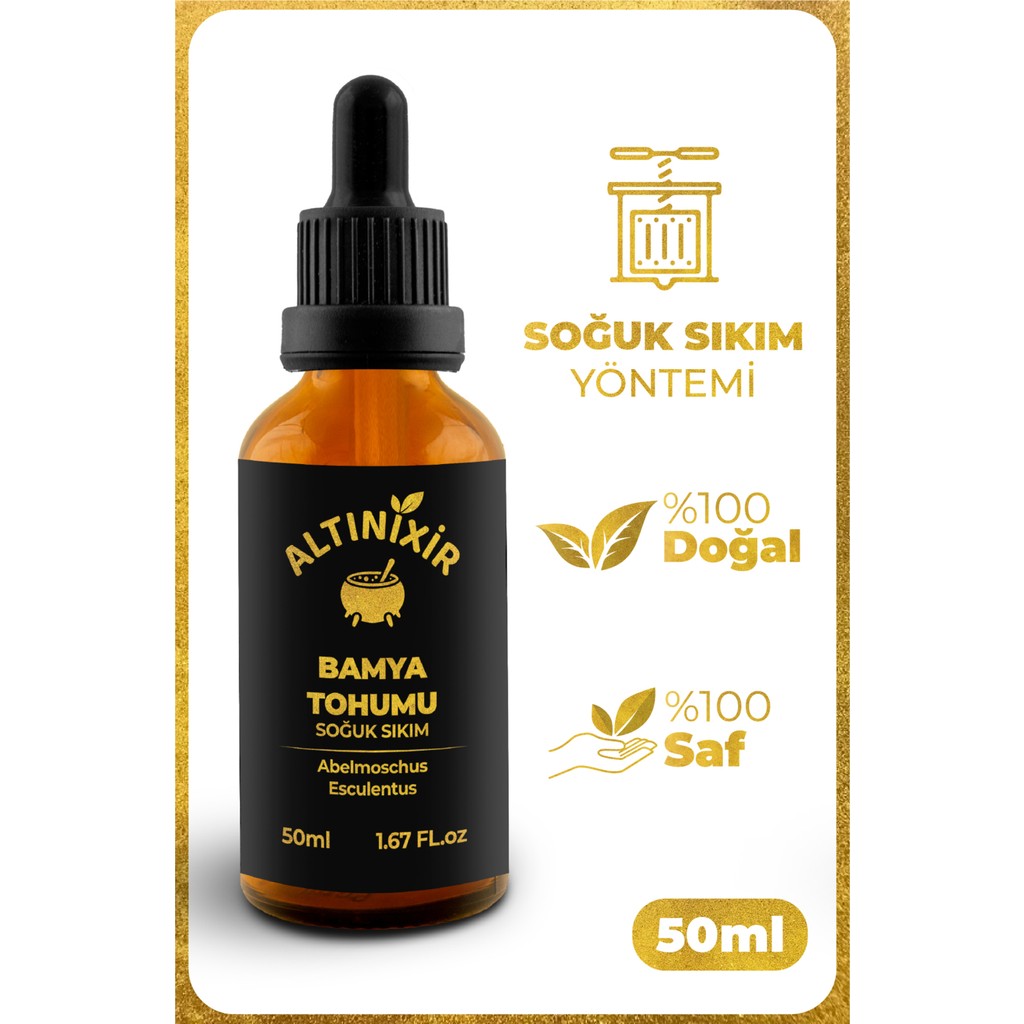 Altınixir Bamya Tohumu Yağı Soğuk Sıkım 50 ml Bitkisel Yağlar Fiyatı