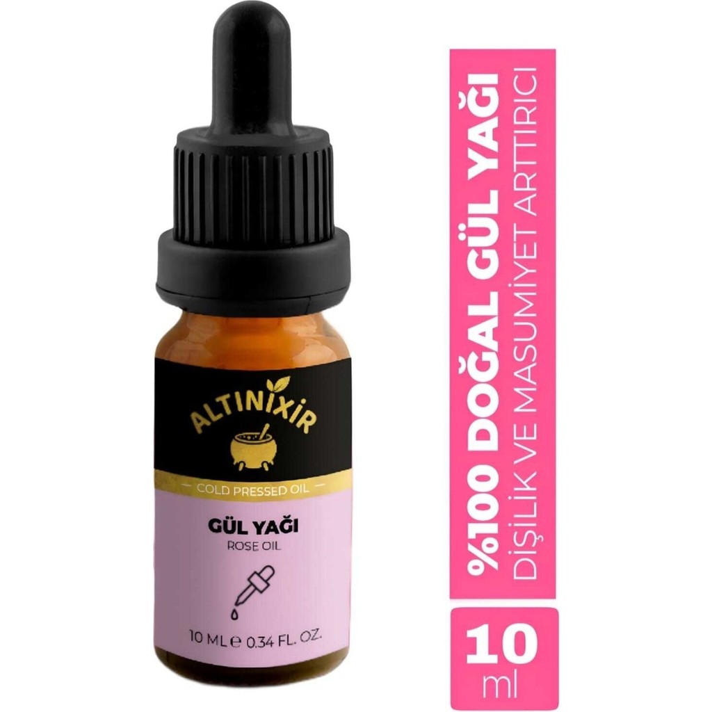 Altınixir Gül Vücut Yağı 10 ml Doğal İçeriklerle Cilt Besleyici ve Yenileyici Bitkisel Yağlar Fiyatı