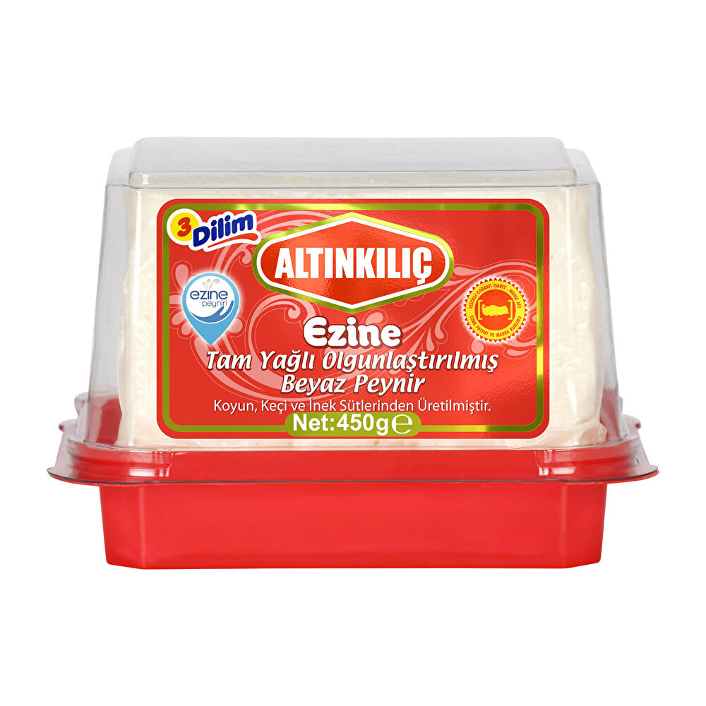 Altınkılıç Ezine Peyniri 3 Dilim %35 Koyun %40 Keçi %25 İnek 450 G Peynir Fiyatı