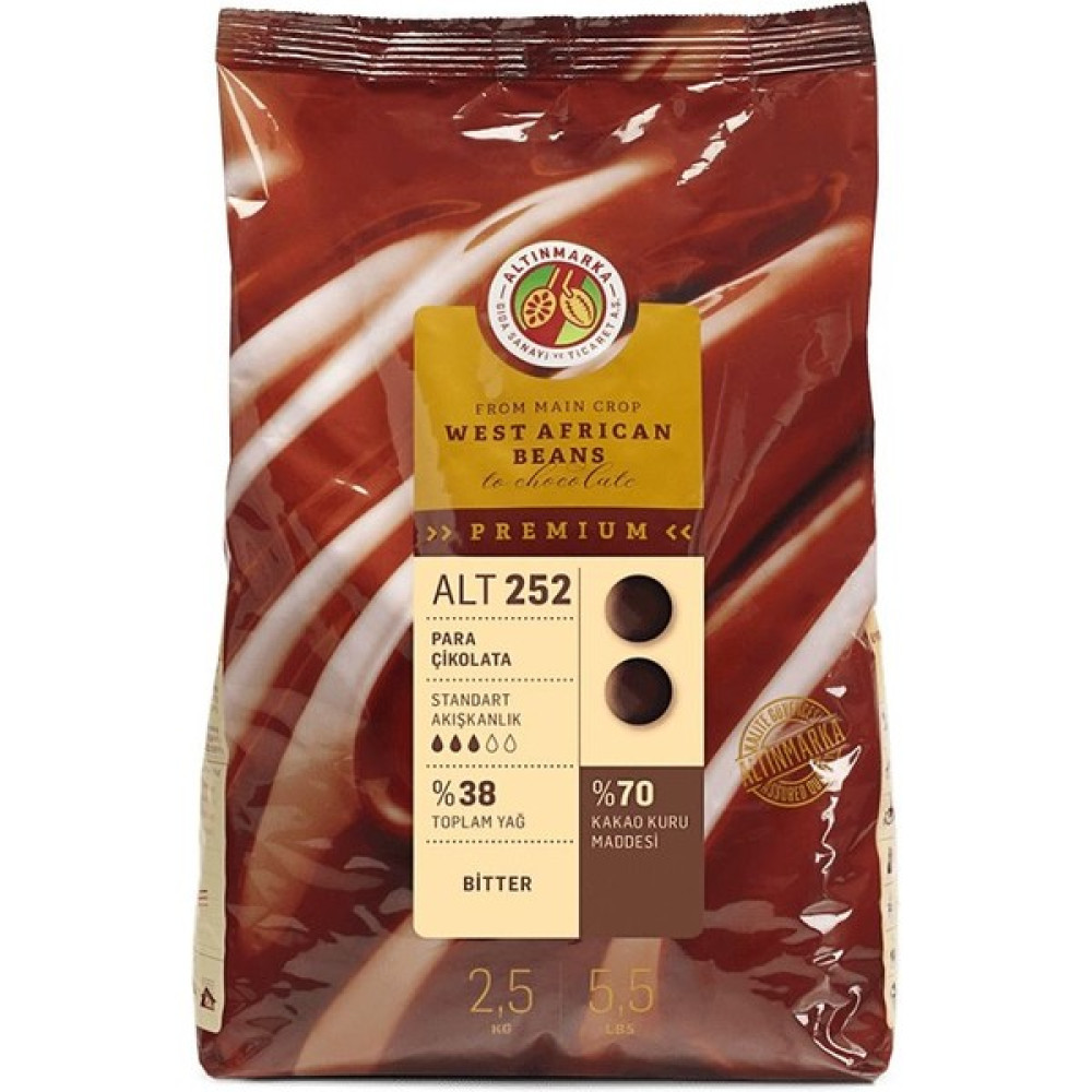Altınmarka ALT252 Bitter Mini Para Çikolata 2.5 kg - 2,5 kg Çikolata ve Gofret Fiyatı
