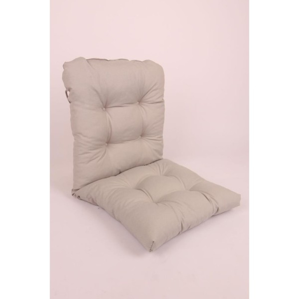 Altınpamuk Neva Pofidik Gri Arkalıklı Sandalye Minderi Özel Dikişli Bağcıklı 44X94 cm - 44 x 94 cm Salon & Oturma Odası Tekstili Fiyatı