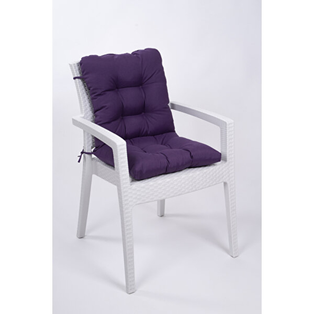 Altınpamuk Neva Pofidik Mor Arkalıklı Sandalye Minderi Özel Dikişli Bağcıklı 44X94 cm - 44 x 94 cm Salon & Oturma Odası Tekstili Fiyatı