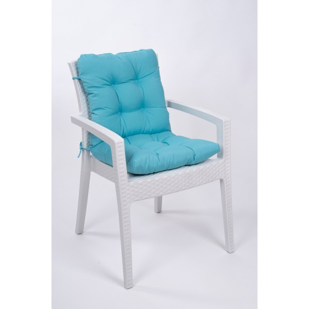 Altınpamuk Neva Pofidik Turkuaz Arkalıklı Sandalye Minderi Özel Dikişli Bağcıklı 44X94 cm - 44 x 94 cm Salon & Oturma Odası Tekstili Fiyatı