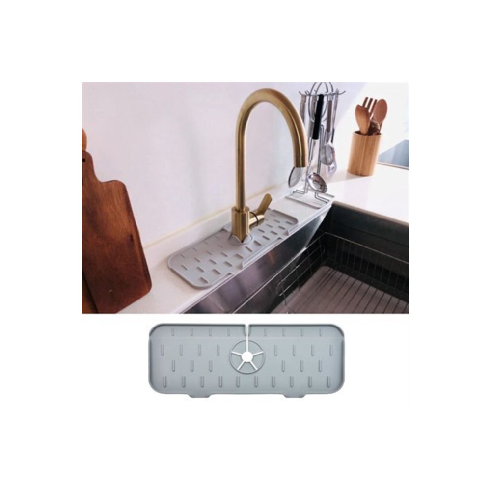 AltınPazar BUFFER® Lavabo İçin Silikon Esnek Mat Musluk Sapı Damlama Tutucu Raf Mutfak Tezgahı Sıçrama Koruma Temizlik Malzemeleri Fiyatı