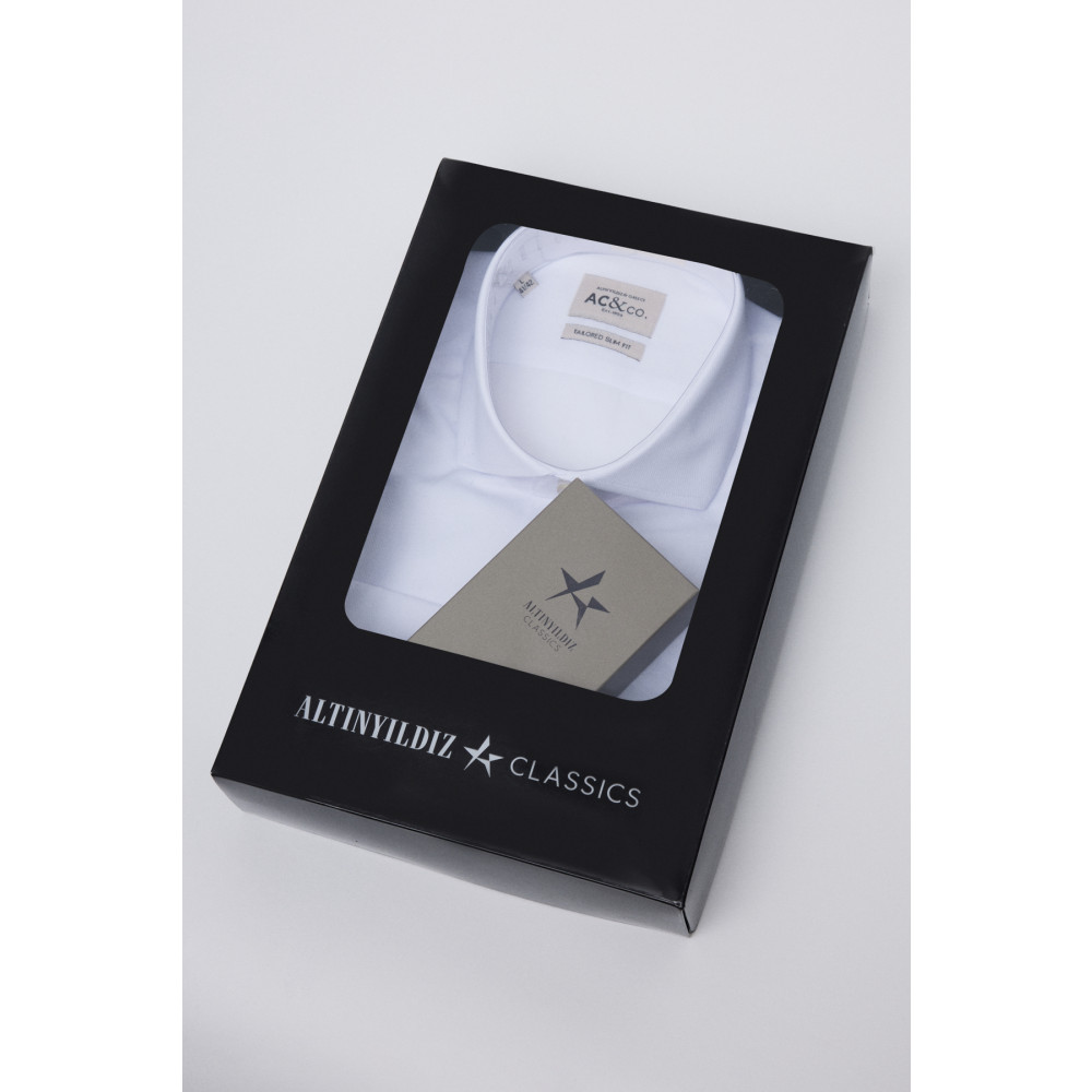 ALTINYILDIZ CLASSICS Erkek Beyaz Gömlek- Ac Elite (100 ML) Edp Parfüm Özel Hediye Kutulu Set Damat Bohçası L Beden Kadın Gömlek Fiyatı
