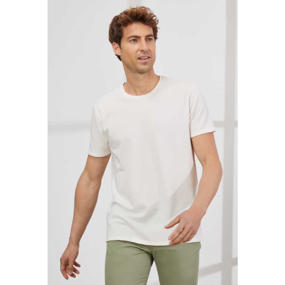 ALTINYILDIZ CLASSICS Erkek Ekru Slim Fit Dar Kesim Bisiklet Yaka Kısa Kollu Yumuşak Tuşeli Basic Tişört XL Beden Bayan T-shirt Fiyatı