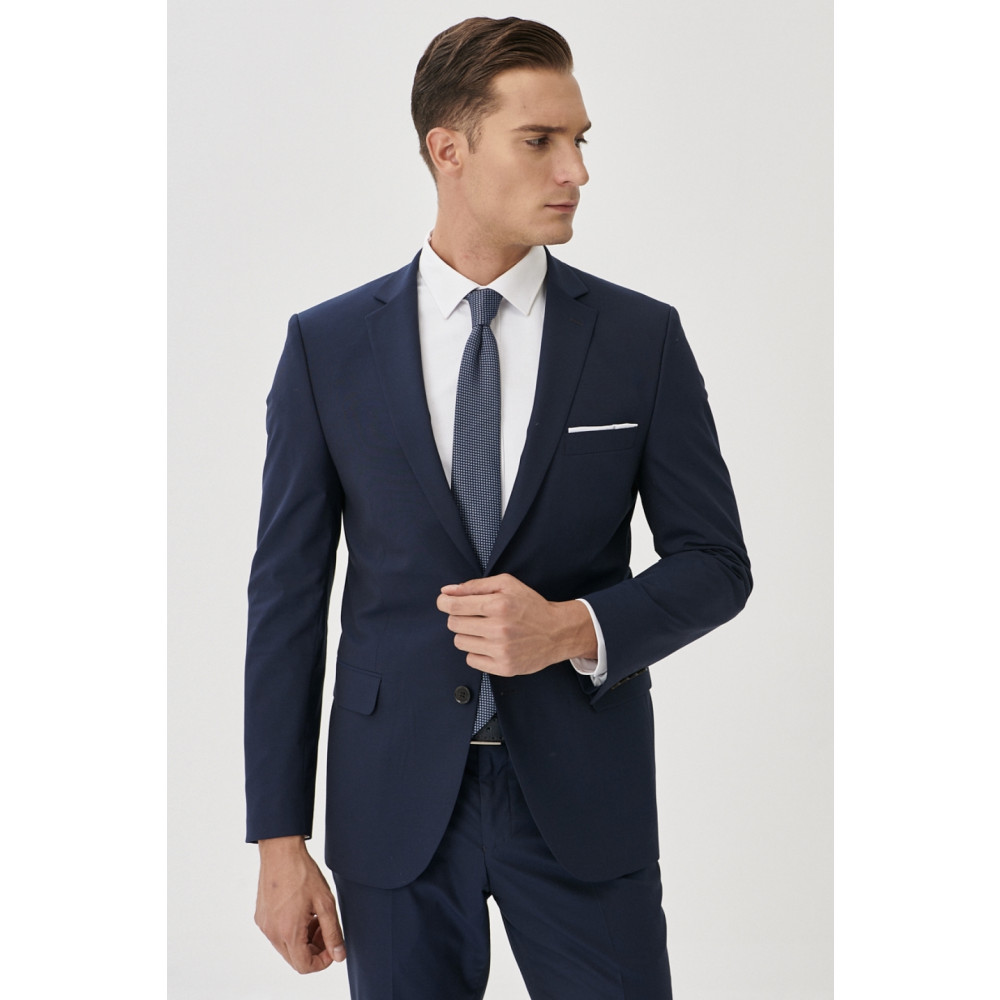 ALTINYILDIZ CLASSICS Erkek Lacivert Slim Fit Dar Kesim Mono Yaka Takım Elbise 56-6 Drop Beden Erkek Takım Elbise Fiyatı