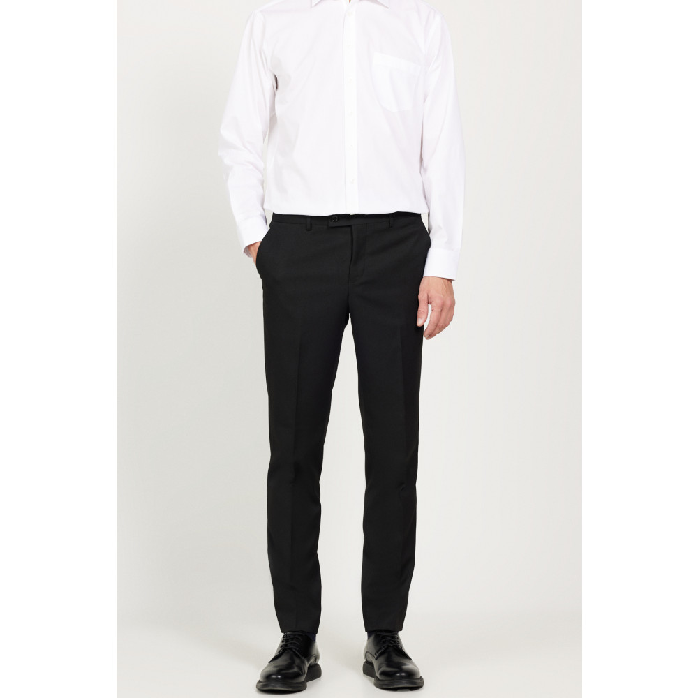 ALTINYILDIZ CLASSICS Erkek Siyah Slim Fit Dar Kesim Esnek Klasik Pantolon 52 Beden Erkek Pantolon Fiyatı