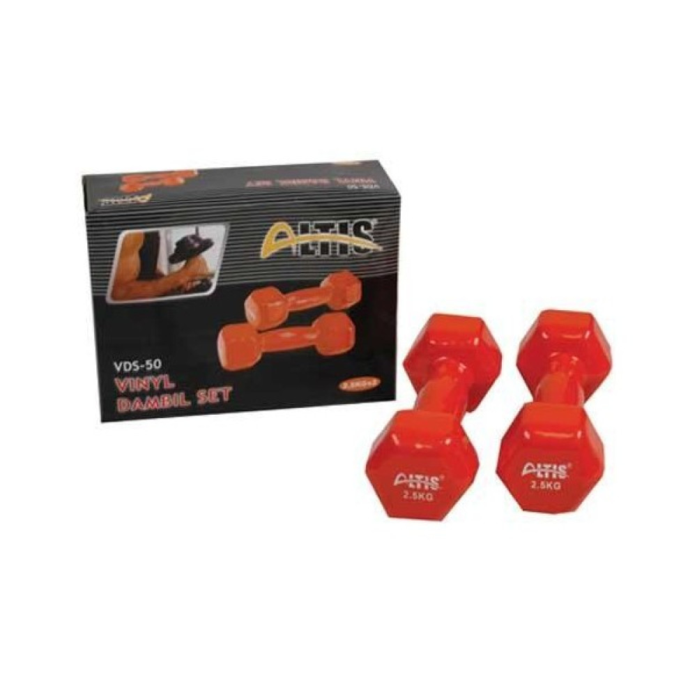 Altis VDS-50 Köşeli Vinyl Dambil Set 2.5 kg x 2 adet Dambıllar & El / Ayak Ağırlıkları Fiyatı